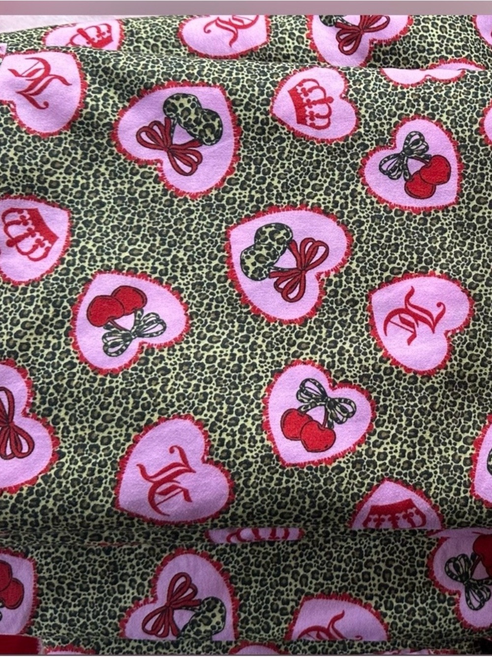 Juicy Couture Queen Size Cheetah Sheet Set